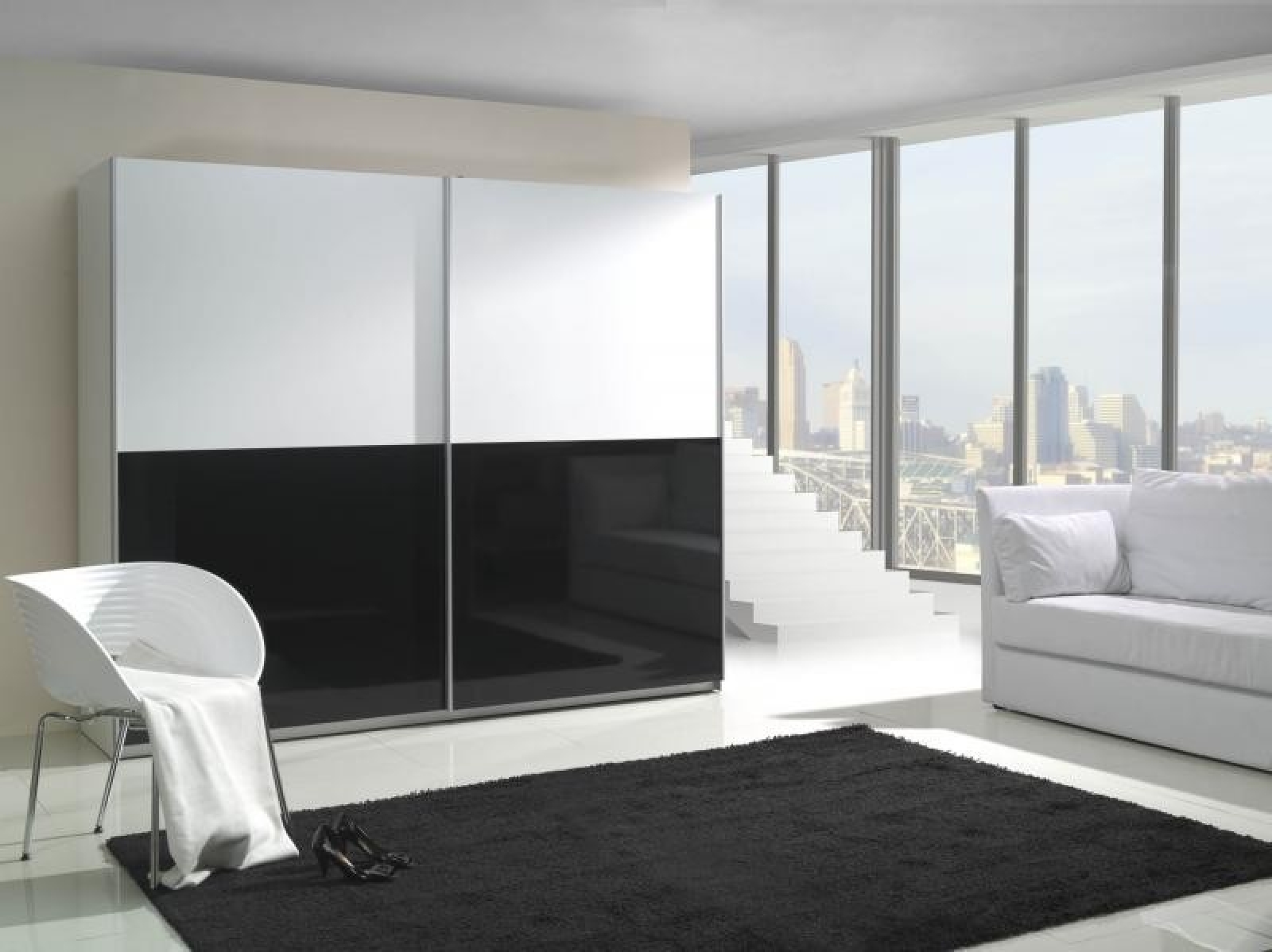 KAUFEXPERT - Schwebetürenschrank 244 cm Prestige 5 Weiß Schwarz ... Kleiderschrank weiß schwarz hochglanz
Kleiderschrank weiß schwarz hochglanz
KAUFEXPERT - Schwebetürenschrank 244 cm Prestige 5 Weiß Schwarz ...