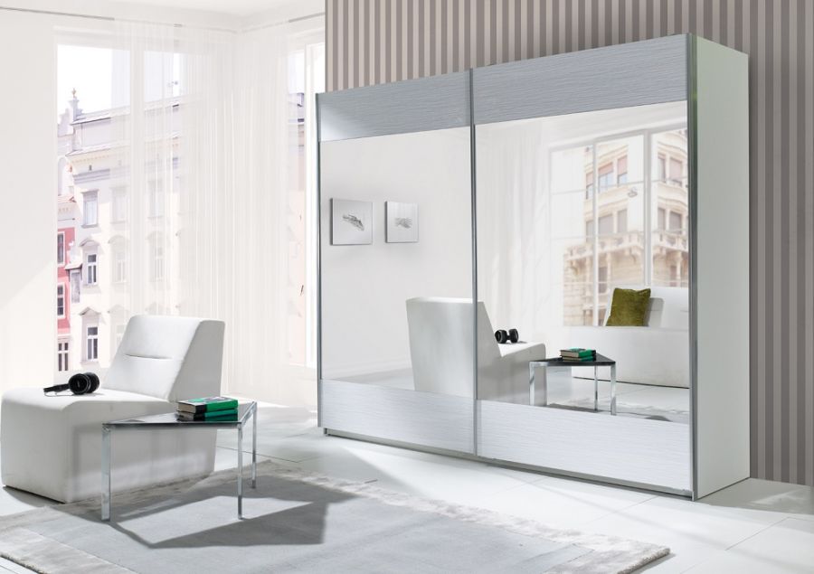 KAUFEXPERT - Schwebetürenschrank 244 cm Strip Weiß Kleiderschrank ... Schwebetürenschrank spiegelfront
Schwebetürenschrank spiegelfront
KAUFEXPERT - Schwebetürenschrank 244 cm Strip Weiß Kleiderschrank ...