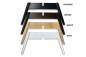Preview: Sessel Vikka mit Hocker, Microfaser  Farbe Gelb