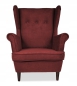 Preview: Ohrensessel MKR45 mit Hocker Wohnzimmersessel