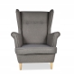 Preview: Ohrensessel SW05 mit Hocker Wohnzimmersessel