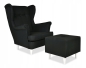 Preview: Ohrensessel SW14 mit Hocker Wohnzimmersessel