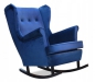 Preview: Schaukelsessel ARI Royal 22 Ohrensessel Wohnzimmersessel  Indigo Indigoblau