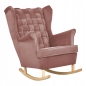 Preview: Schaukelsessel CAROL Trinity 23 Ohrensessel Wohnzimmersessel Rosa