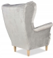 Preview: Ohrensessel DIANA Royal 26 Hellgrau Wohnzimmersessel, ohne Hocker