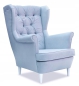 Mobile Preview: Ohrensessel GAJA Amore 20  Wohnzimmersessel  Sessel Hellblau Pastellblau Baby Boy ohne Hocker