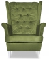 Mobile Preview: Ohrensessel GAJA Monolith 38  Wohnzimmersessel  Sessel ohne Hocker Olivengrün