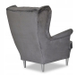 Preview: Ohrensessel GAJA Monolith 85 Wohnzimmersessel  Sessel ohne Hocker Grau