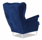 Preview: Ohrensessel GAJA Royal 22 Wohnzimmersessel, ohne Hocker Indigoblau