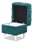 Preview: Ohrensessel CAROL Monolith 62 mit Hocker  Wohnzimmersessel  Sessel Lila
