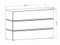 Preview: Kommode Shine Sideboard 120 cm KASCHMIR LED Beleuchtung Modern Design TV Möbel Kaschmirfarbe