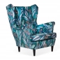 Preview: Ohrensessel M 116  Wohnzimmersessel  Blumenmuster