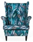 Preview: Ohrensessel M 116  Wohnzimmersessel  Blumenmuster