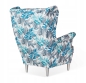 Preview: Ohrensessel M 118 Wohnzimmersessel  Blumenmuster