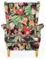 Preview: Ohrensessel M 133 Wohnzimmersessel Sessel  Blumenmuster Tropenblumen