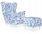 Preview: Ohrensessel M 51 mit Hocker Wohnzimmersessel