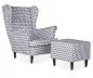 Preview: Ohrensessel M 54 mit Hocker Wohnzimmersessel