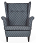 Preview: Ohrensessel M 55  Wohnzimmersessel