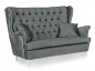 Preview: 2-Sitzer-Sofa Gaja Monolith 92 Velours Grau
