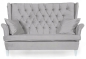 Preview: 2-Sitzer-Sofa Gaja Royal 26 Velours Grau