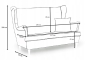 Mobile Preview: 2-Sitzer-Sofa Gaja Monolith 85 Velours Grau