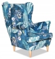Preview: Ohrensessel SPRING 1 Wohnzimmersessel  Blumenmuster