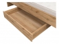 Preview: Bett Zele 90 cm Einzelbett Holzoptik Holzbett Kinderbett Jugendbett