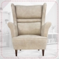 Preview: Ohrensessel Zoja Aura 02 Sessel Wohnzimmersessel Beige
