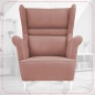 Preview: Ohrensessel Zoja Trinity 23 Sessel Wohnzimmersessel Rosa