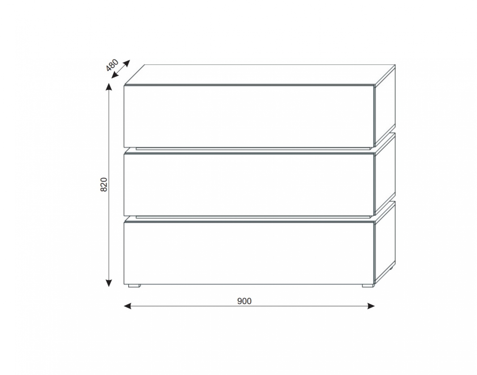 Kommode Shine Sideboard 90 cm Cappuccino Hochglanz/Sonoma LED Beleuchtung Modern Design TV Möbel Anrichte Sigma