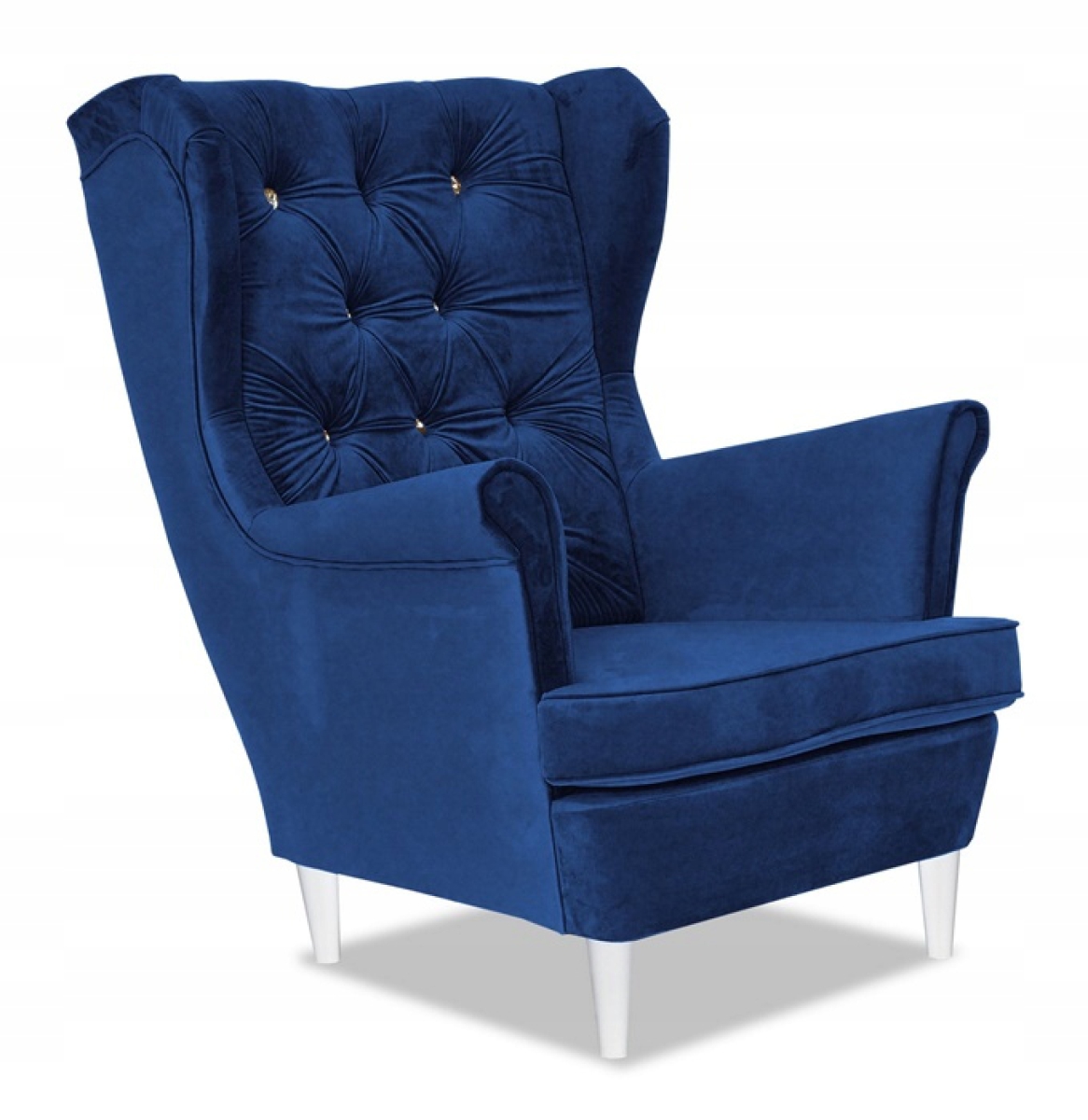 Ohrensessel GAJA Royal 22 Wohnzimmersessel, ohne Hocker Indigoblau