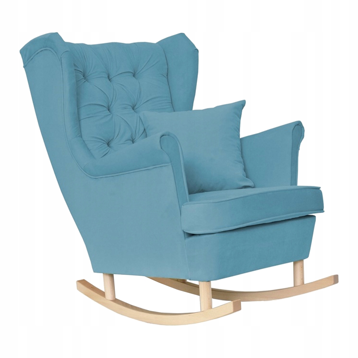 Schaukelsessel GAJA Trinity 13  Wohnzimmersessel  Ohrensessel Blau