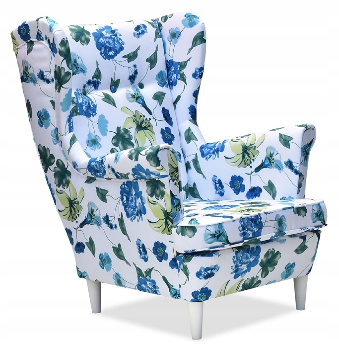 Ohrensessel M 67 Wohnzimmersessel  Blumenmuster