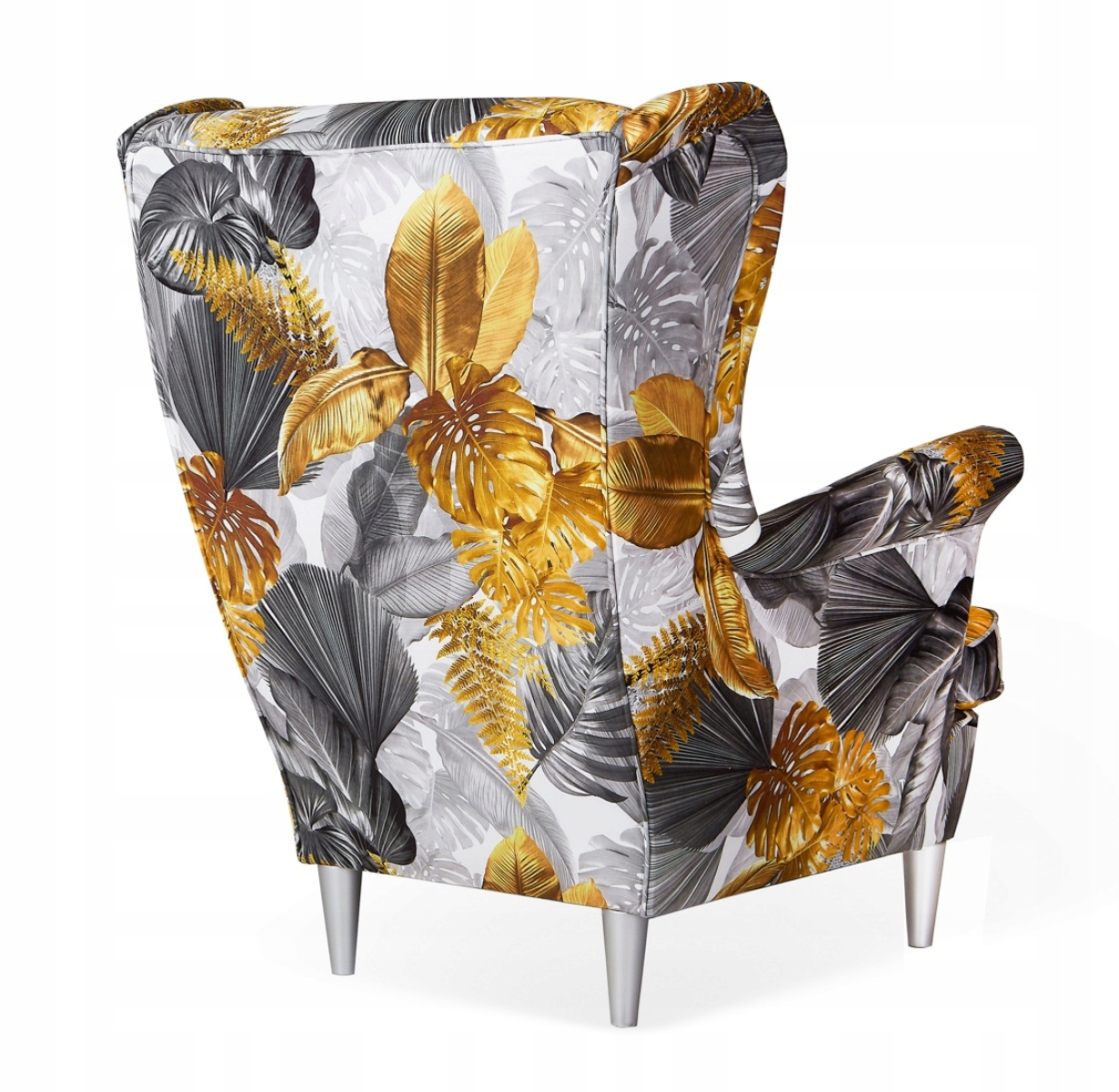 Ohrensessel POLY 4  Wohnzimmersessel  Blumenmuster