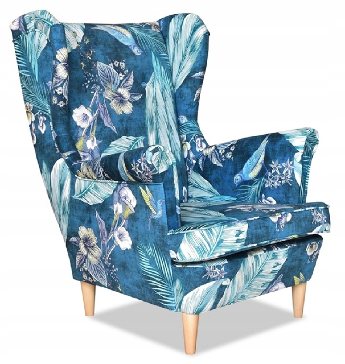 Ohrensessel SPRING 1 Wohnzimmersessel  Blumenmuster