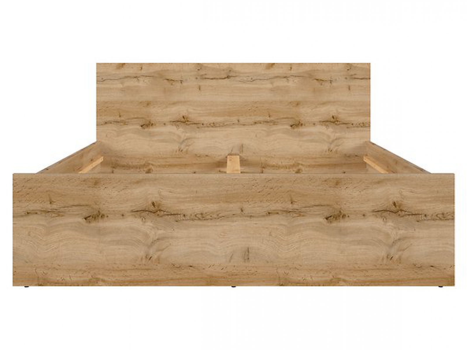 Bett Zele 160 cm Ehebett Holzoptik Holzbett Kinderbett Jugendbett Doppelbett