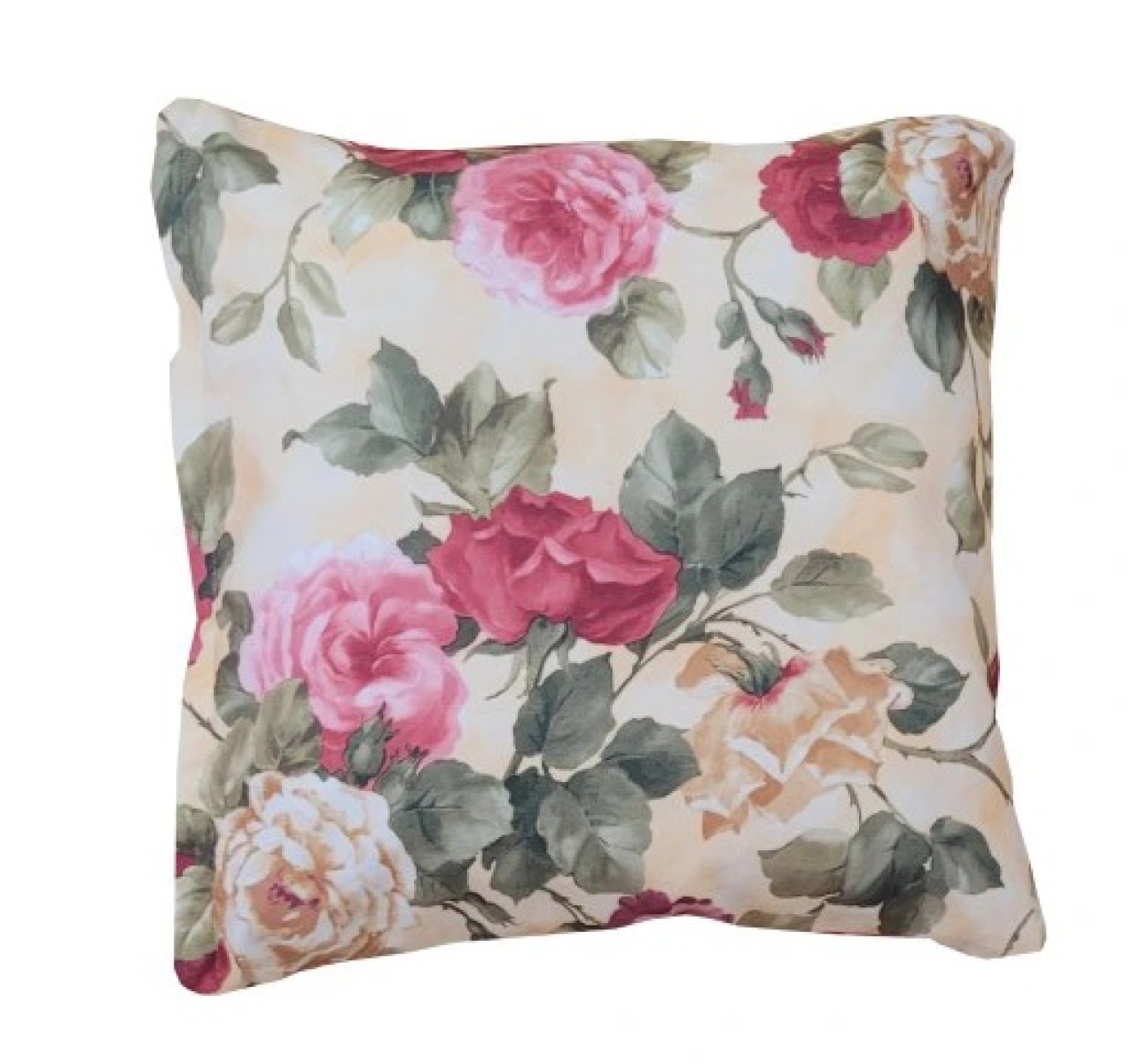 Kissen ROSE 01 Dekorkissen 45 x 45 Zierkissen Blumenmuster Romantisch