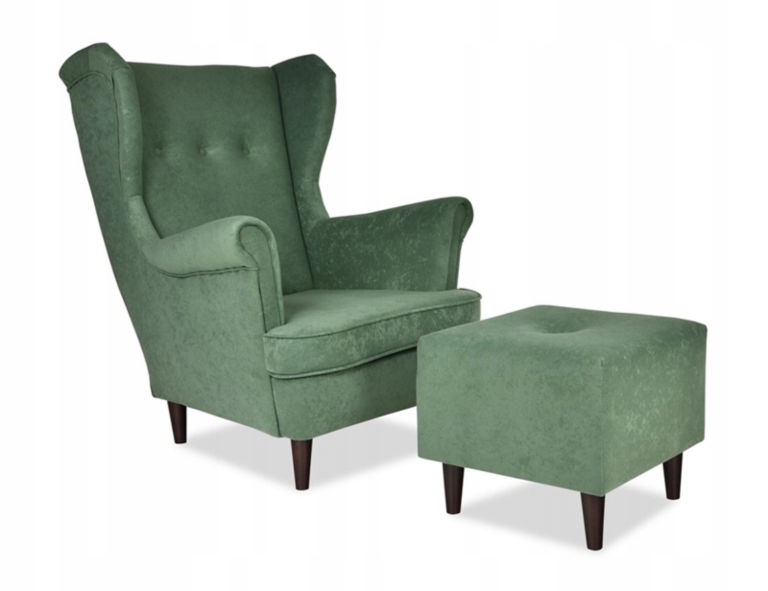 Ohrensessel MKR10 mit Hocker Wohnzimmersessel