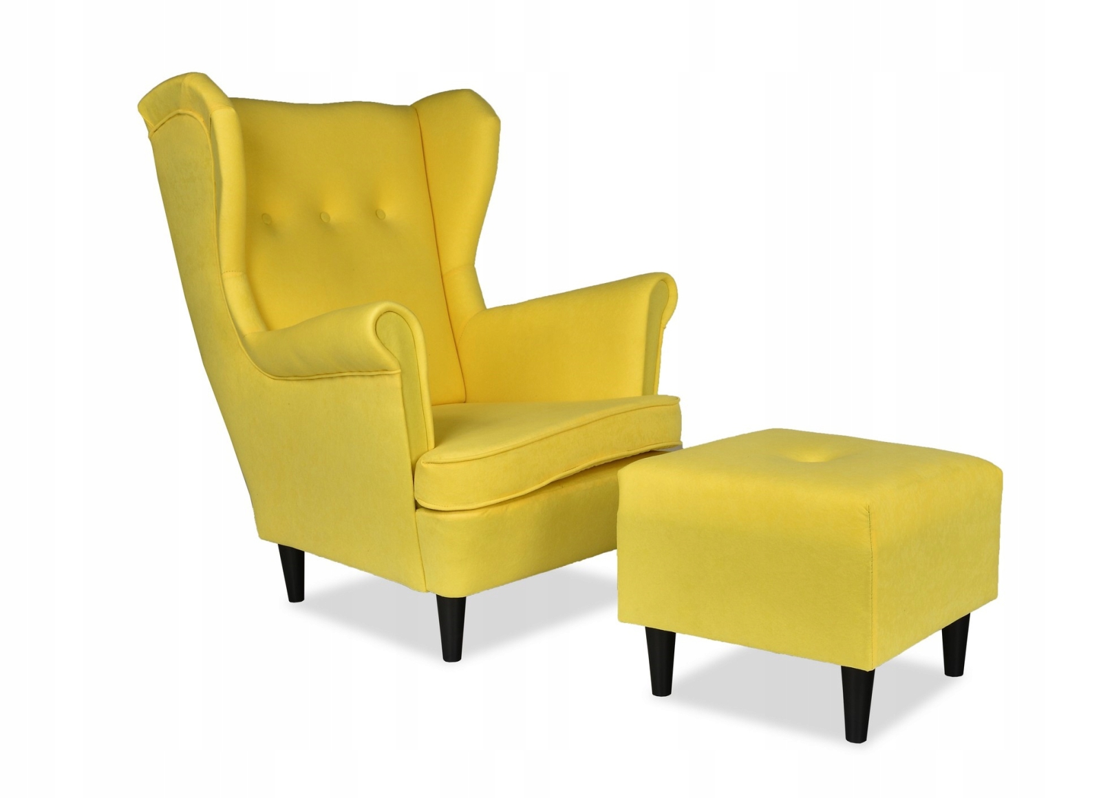 Ohrensessel MKR21 mit Hocker Wohnzimmersessel