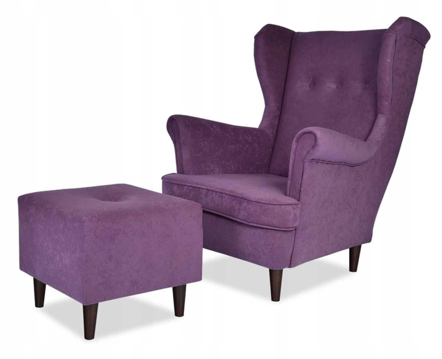 Ohrensessel MKR23 mit Hocker Wohnzimmersessel