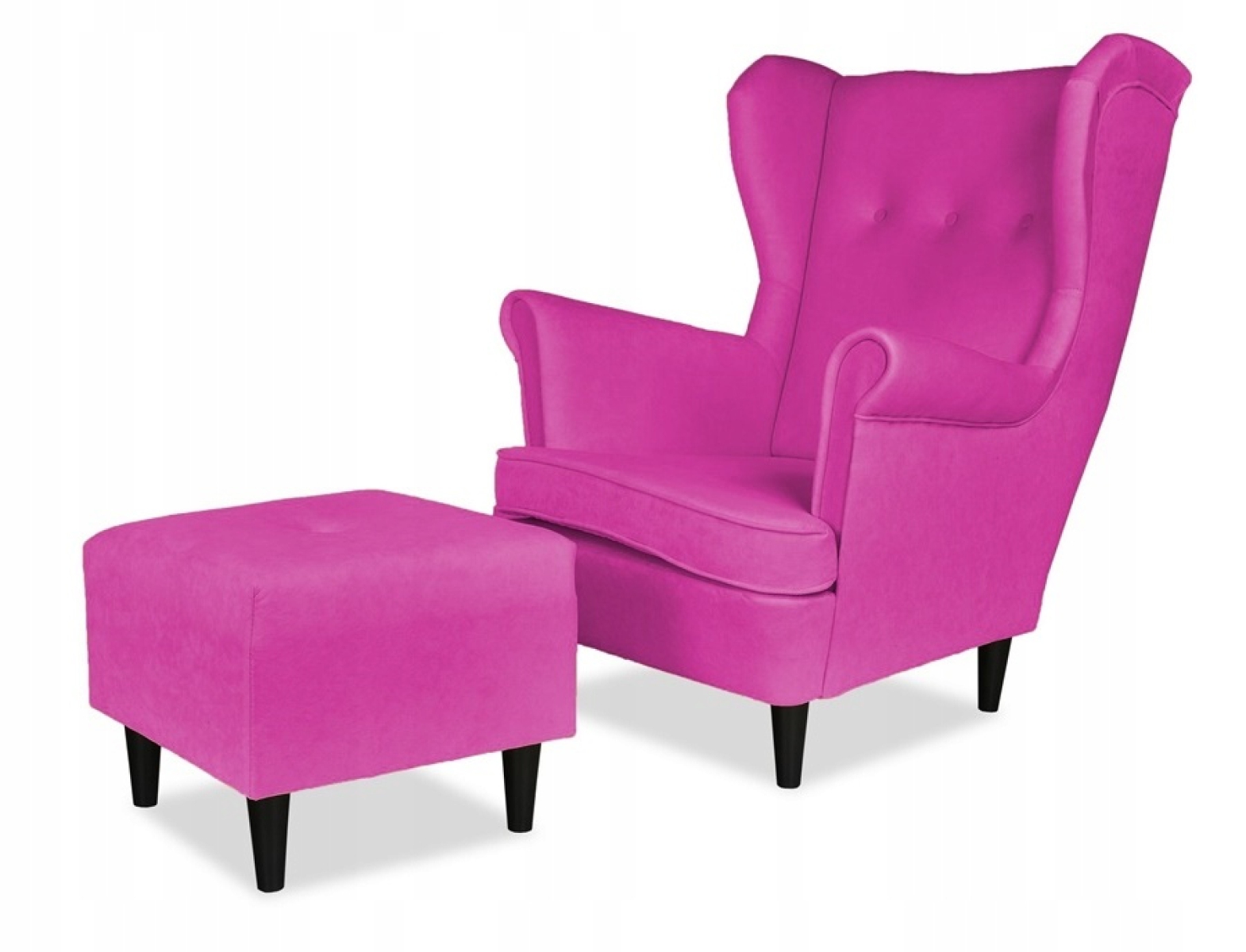 Ohrensessel MKR28 mit Hocker Wohnzimmersessel