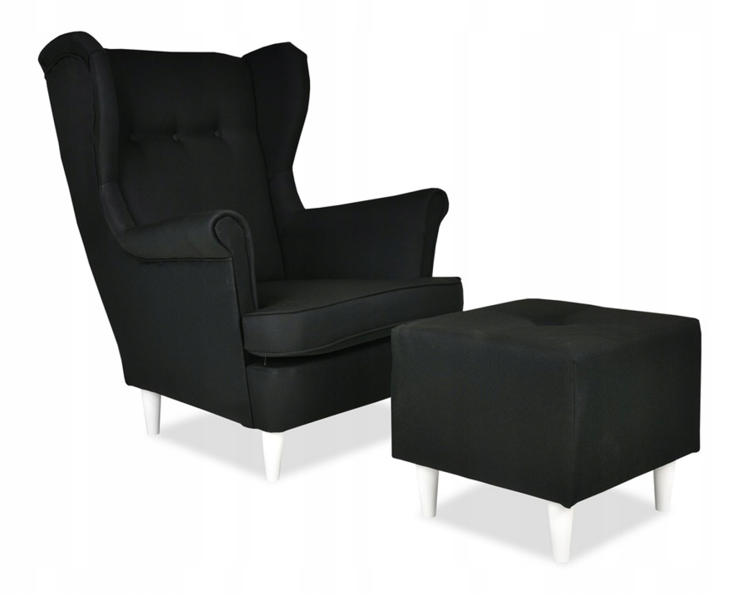 Ohrensessel SW14 mit Hocker Wohnzimmersessel