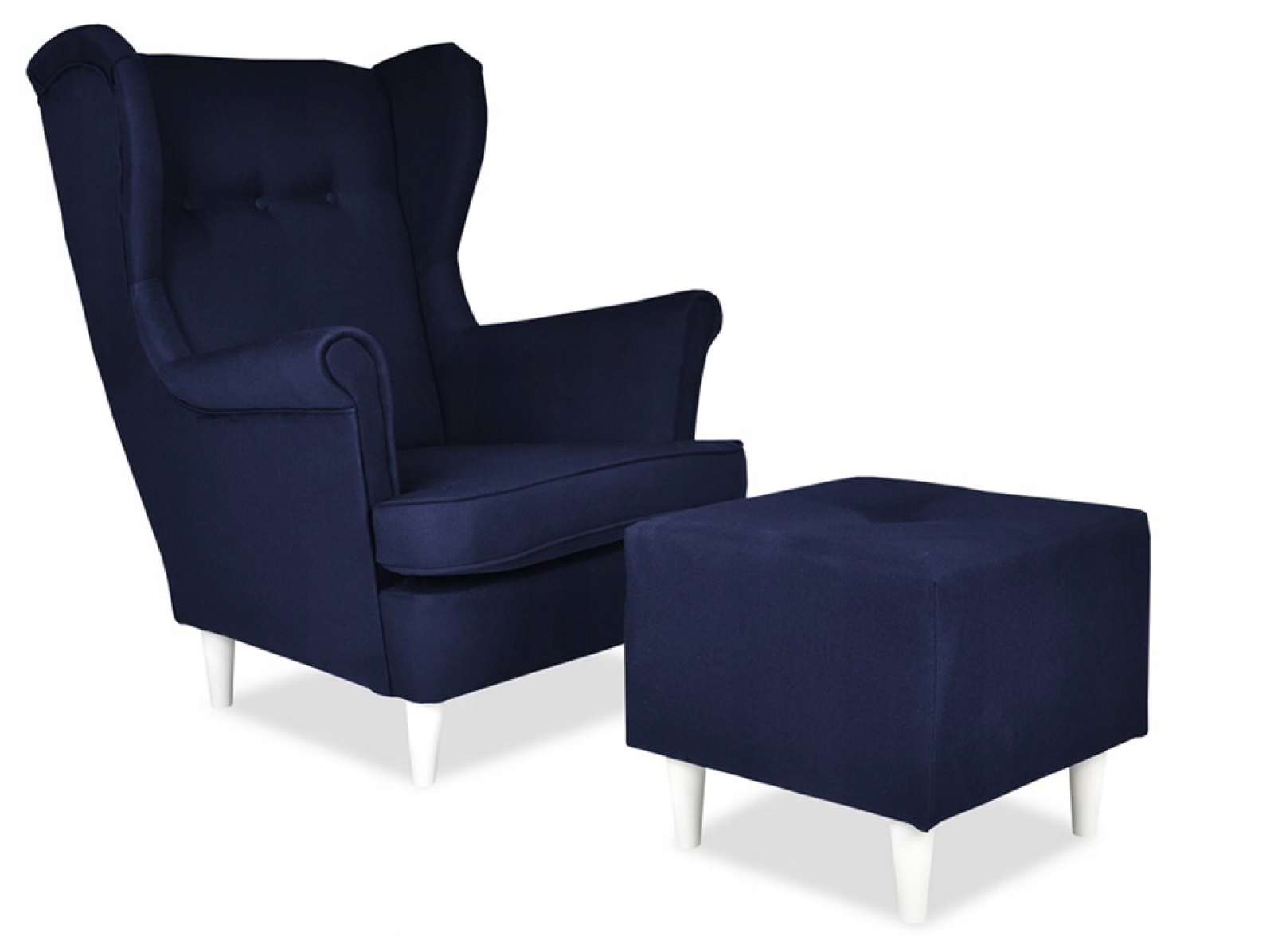 Ohrensessel SW80 mit Hocker Wohnzimmersessel
