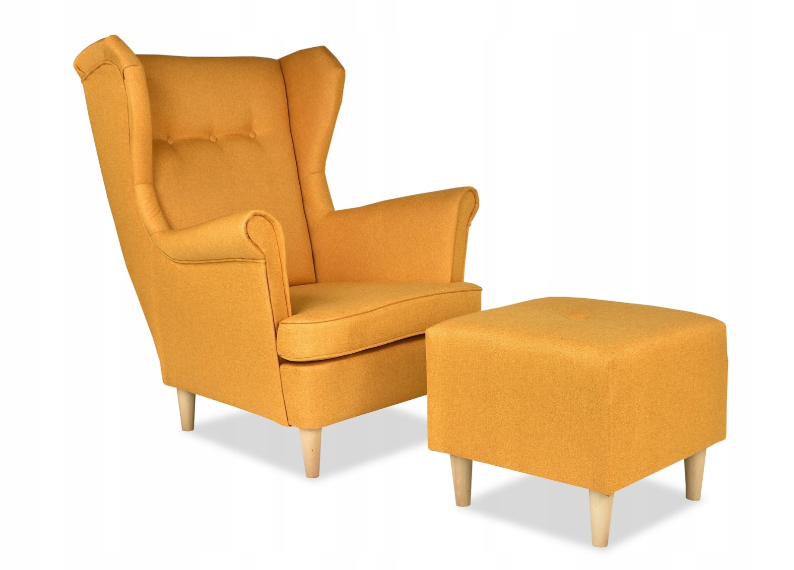 Ohrensessel TW1180 mit Hocker Wohnzimmersessel