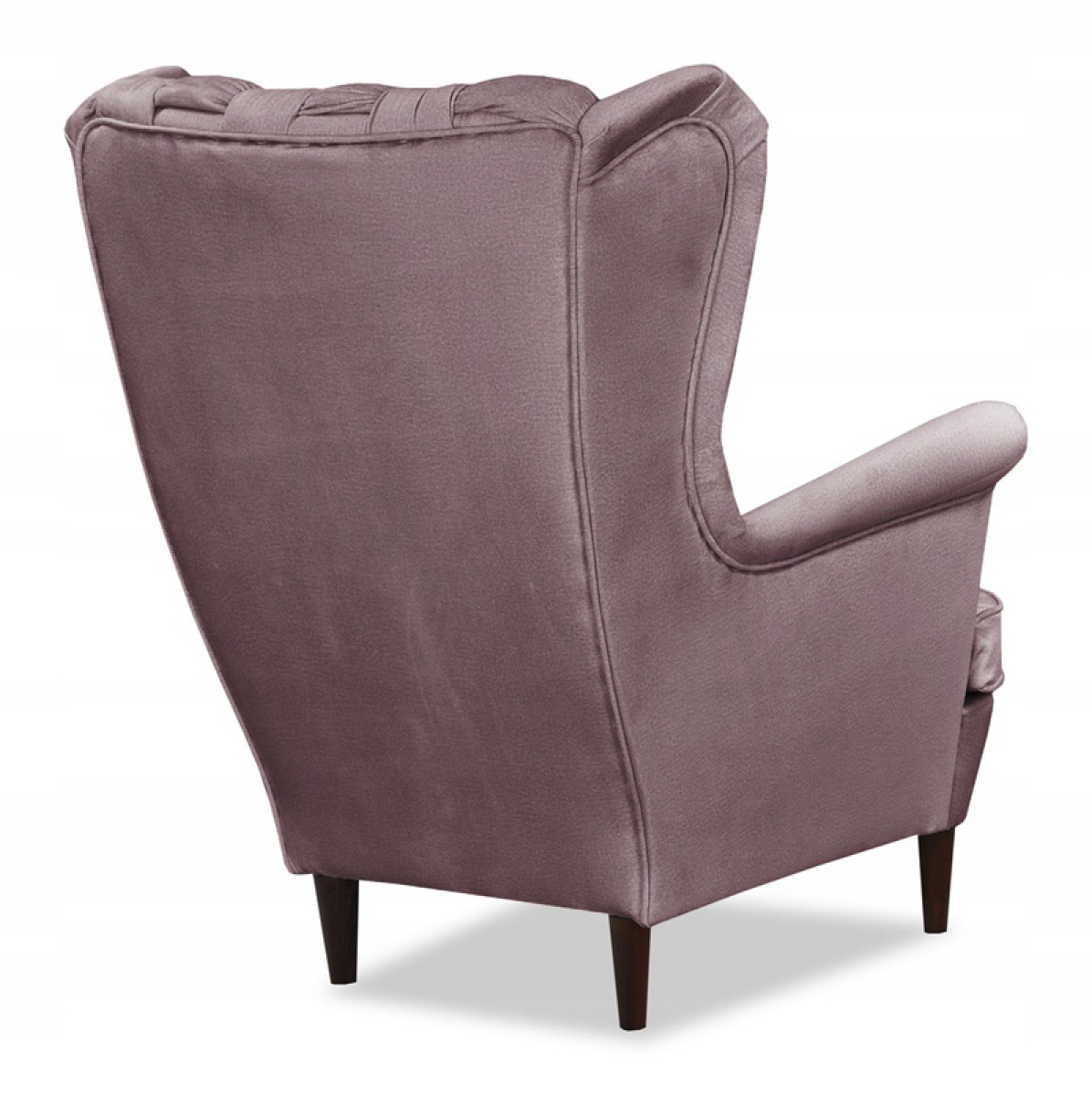 Ohrensessel CAROL Monolith 62 mit Hocker  Wohnzimmersessel  Sessel Lila