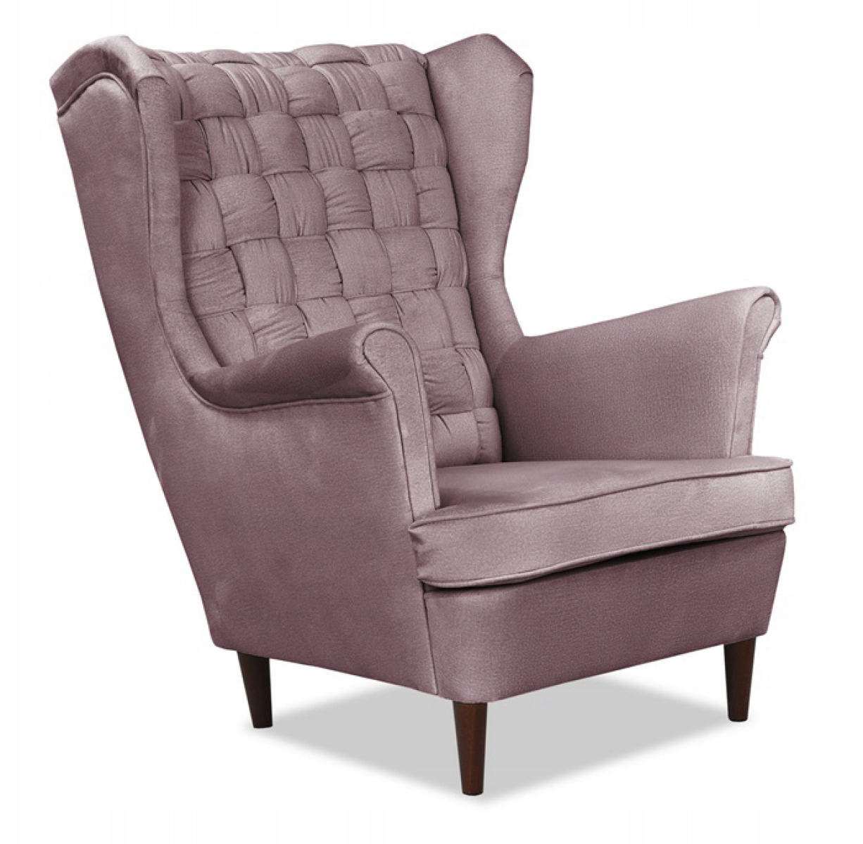 Ohrensessel CAROL Monolith 62  Wohnzimmersessel  Sessel Lila ohne Hocker