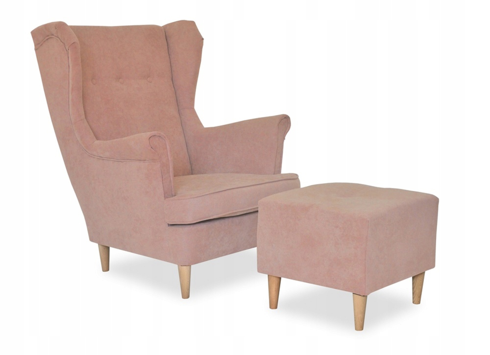 Ohrensessel EN19 mit Hocker Wohnzimmersessel