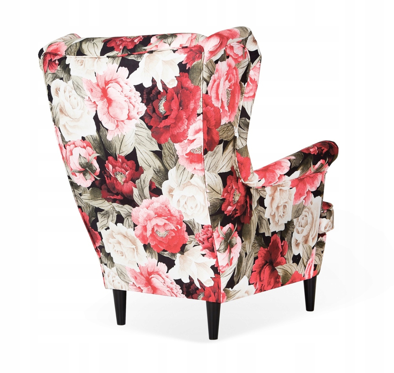 Ohrensessel FLOWER 1 Wohnzimmersessel Blumenmuster Sessel Blumen Romantisch