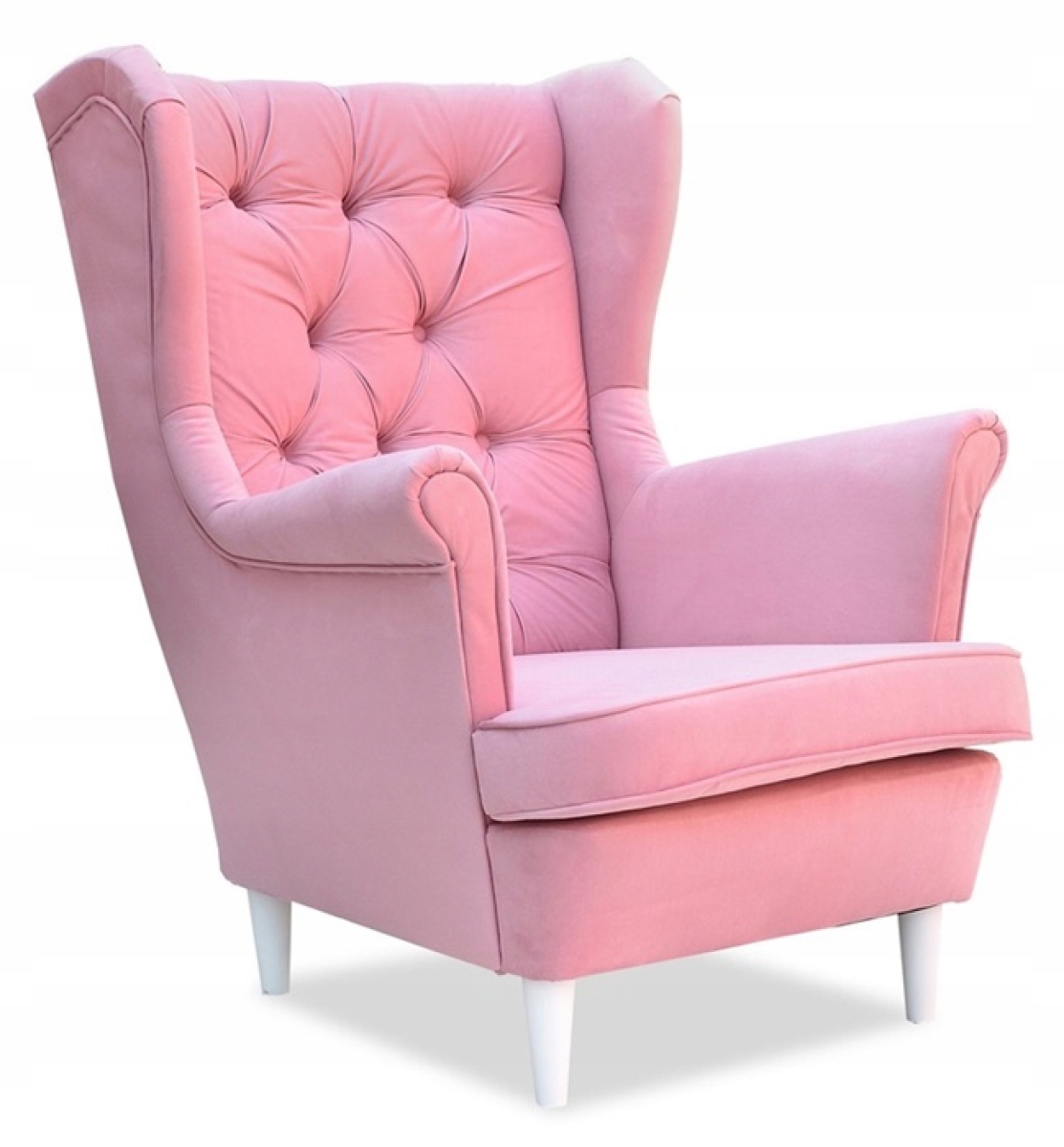 Ohrensessel GAJA Amore 19 Wohnzimmersessel  Sessel Rosa Hellrosa Pink Pastellrosa Baby Girl Baby Shower ohne Hocker