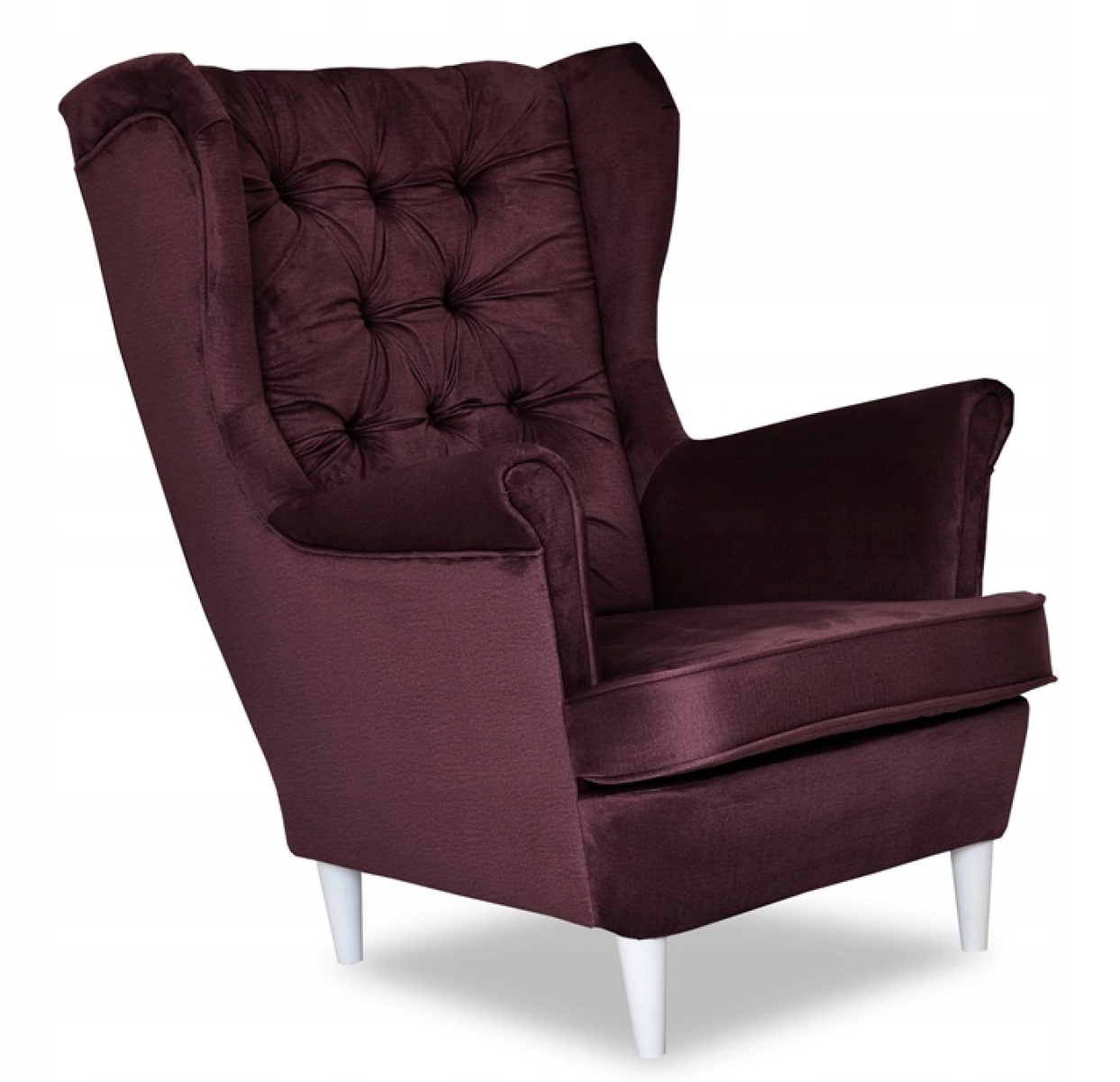 Ohrensessel GAJA Monolith 69 Wohnzimmersessel  Sessel ohne Hocker bordeauxrot weinrot